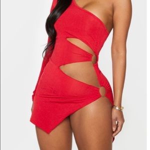 Red ring dress